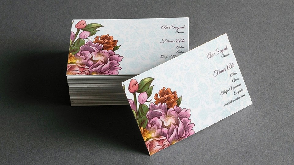 Online business card examples